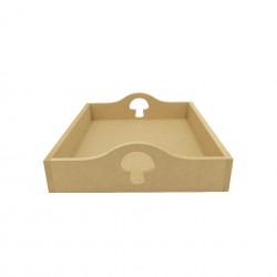 Tava MDF Blank - Interior A4 Plus - Tava pentru Gatitul Miresei - Tava Mot - T40 - A4 Plus - Ciuperca