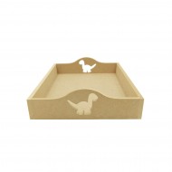 Tava Blank MDF - Model Dinozaur - Interior A4