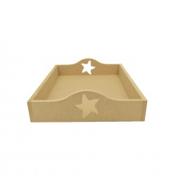 Tava MDF Blank - Interior A4 Plus - Tava pentru Gatitul Miresei - Tava Mot - T42 - A4 Plus - Stea de Mare