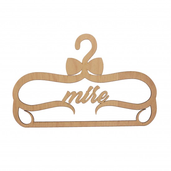 Set Umerase Mire si Mireasa Blank - Ondulate