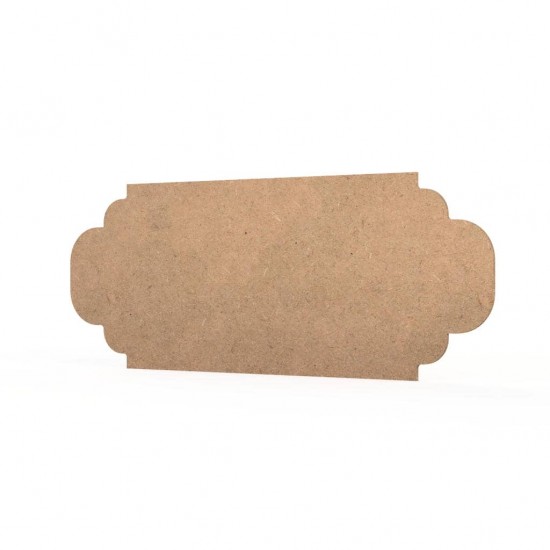 Tablita MDF - 40x16x0.4 cm - 010-L - Blank
