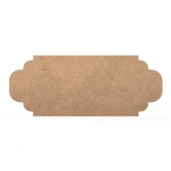 Tablita MDF - 40x16x0.4 cm - 010-L - Blank