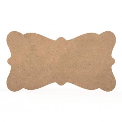 Tablita MDF - 40x22x0.8 cm - 012-XL - Blank