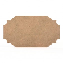 Tablita MDF - 40x22x0.4 cm - 014-L - Blank