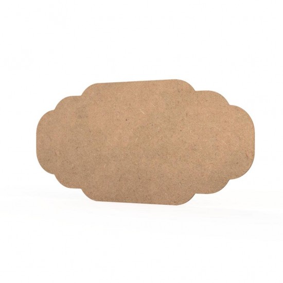 Tablita MDF - 40x19x0.4 cm - 017-L - Blank