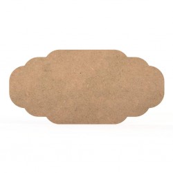 Tablita MDF - 40x19x0.4 cm - 017-L - Blank