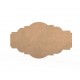 Tablita MDF 40x20x0.8 cm - 020-XL - Blank