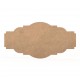 Tablita MDF 40x20x0.8 cm - 020-XL - Blank