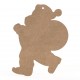 Tablita MDF 40x32x0.8 cm - Mos Craciun XL - Blank