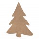 Tablita MDF 40x35x0.8 cm - Brad Craciun XL - Blank