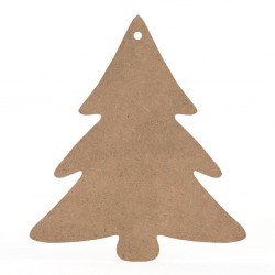 Tablita MDF 40x35x0.4 cm - Brad Craciun L - Blank