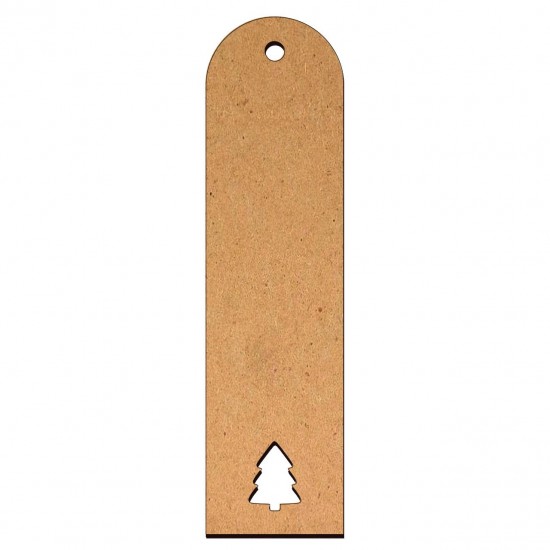 Semn Carte Blank 15x4 cm - Brad Craciun - SC-074 Semn Carte Blank 15x4 cm - Brad Craciun - SC-074