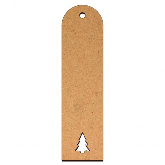 Semn Carte Blank 15x4 cm - Brad Craciun - SC-077 Semn Carte Blank 15x4 cm - Brad Craciun - SC-077