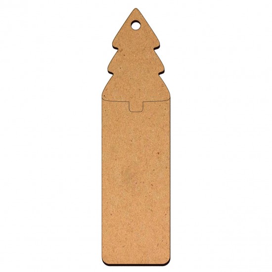 Semn Carte Blank 15x4 cm - Brad Craciun - SC-080 Semn Carte Blank 15x4 cm - Brad Craciun - SC-080
