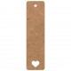 Semn Carte Blank 15x4 cm Inima Perforata