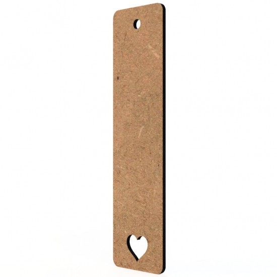 Semn Carte Blank 15x4 cm Inima Perforata