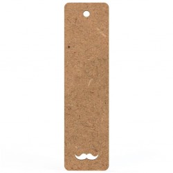 Semn Carte Blank 15x4 cm Mustata Perforata