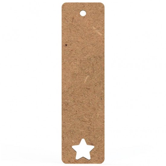 Semn Carte Blank 15x4 cm Stea Perforata