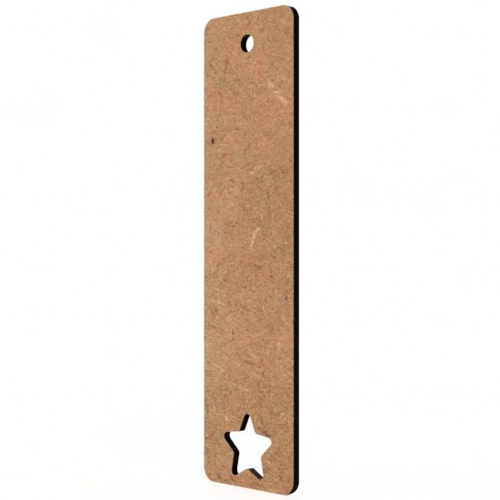 Semn Carte Blank 15x4 cm Stea Perforata