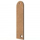 Semn Carte Blank 15x4 cm Rotunjit Floare Perforata Colt