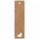 Semn Carte Blank 15x4 cm - Pisica Perforata