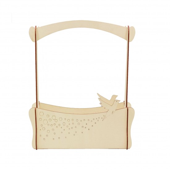 KIT DIY - Cosulet din Lemn Porumbel - 30x14x35 cm
