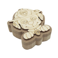 Cutie blank pentru Mot - Catelus Pompier - 11x9.5 cm