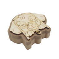 Cutie blank pentru Mot - Catelusa Aviator - 10x9 cm