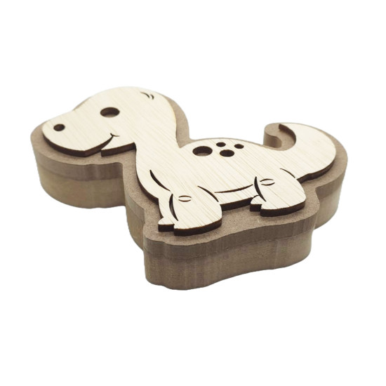 Cutie blank pentru Mot - Dinozaur - 13.5x12 cm