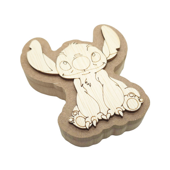 Cutie blank pentru Mot - Extraterestru - 13x11.5 cm