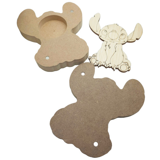 Cutie blank pentru Mot - Extraterestru - 13x11.5 cm