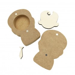 Cutie blank pentru Mot - Bebelus - 11x7.5 cm Cutie blank pentru Mot - Bebelus - 11x7.5 cm