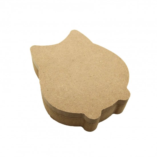 Cutie blank pentru Mot - Bufnita B1 - 10x8.5 cm