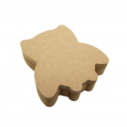 Cutie blank pentru Mot - Bufnita B2 - 10x9.5 cm