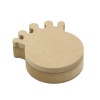 Cutie blank pentru Mot - Coronita - 9.5x8.5 cm