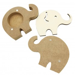 Cutie blank pentru Mot - Elefantel - 12x9 cm Cutie blank pentru Mot - Elefantel - 12x9 cm