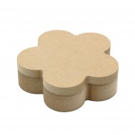 Cutie blank pentru Mot - Floricica - 9x9 cm
