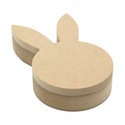 Cutie blank pentru Mot - Iepuras - 12.5x7.5 cm