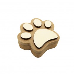 Cutie blank pentru Mot - Labuta - 8.5x7.5 cm