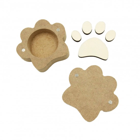 Cutie blank pentru Mot - Labuta - 8.5x7.5 cm