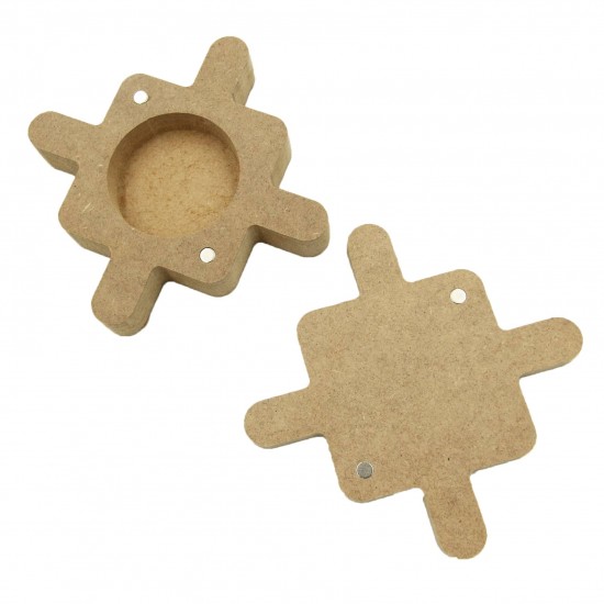 Cutie blank pentru Mot - Model Traditional - 9x9 cm