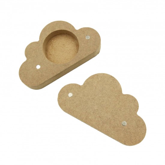 Cutie blank pentru Mot - Nor - 12x7 cm