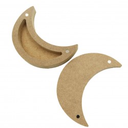 Cutie blank pentru Mot - Semiluna - 12x9 cm Cutie blank pentru Mot - Semiluna - 12x9 cm