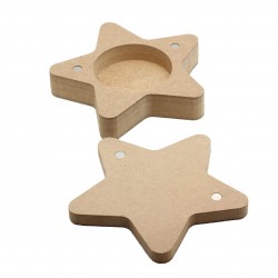 Cutie blank pentru Mot - Stea - 10x9.5 cm Cutie blank pentru Mot - Stea - 10x9.5 cm