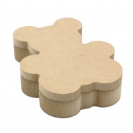 Cutie blank pentru Mot - Urs - 11.5x9 cm