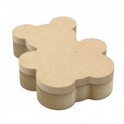 Cutie blank pentru Mot - Urs - 11.5x9 cm