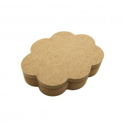 Cutie blank pentru Mot - Vata de Zahar - 10x7.5 cm