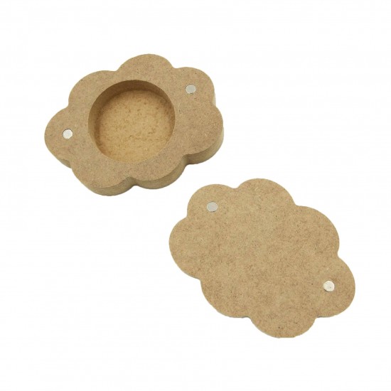 Cutie blank pentru Mot - Vata de Zahar - 10x7.5 cm