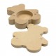 Cutie blank pentru Mot - Ursulet - 10x10 cm