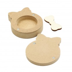 Cutie blank pentru Mot - Fundita - 9.5x7.5 cm Cutie blank pentru Mot - Fundita - 9.5x7.5 cm